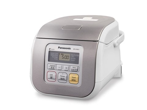 Panasonic SR-YB05P White 3 cups Rice Cooker w/Advanced Fuzzy Logic  Technology 